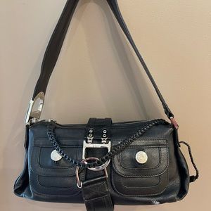 Christian Dior black leather ‘remove before flight’ bag
